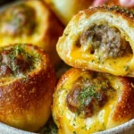 Garlic Parmesan Cheeseburger Bombs - A Game-Changer! 14 Delicious Garlic Parmesan Cheeseburger Bombs