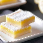 Delicious Gluten Free Lemon Bars Perfectly Cut