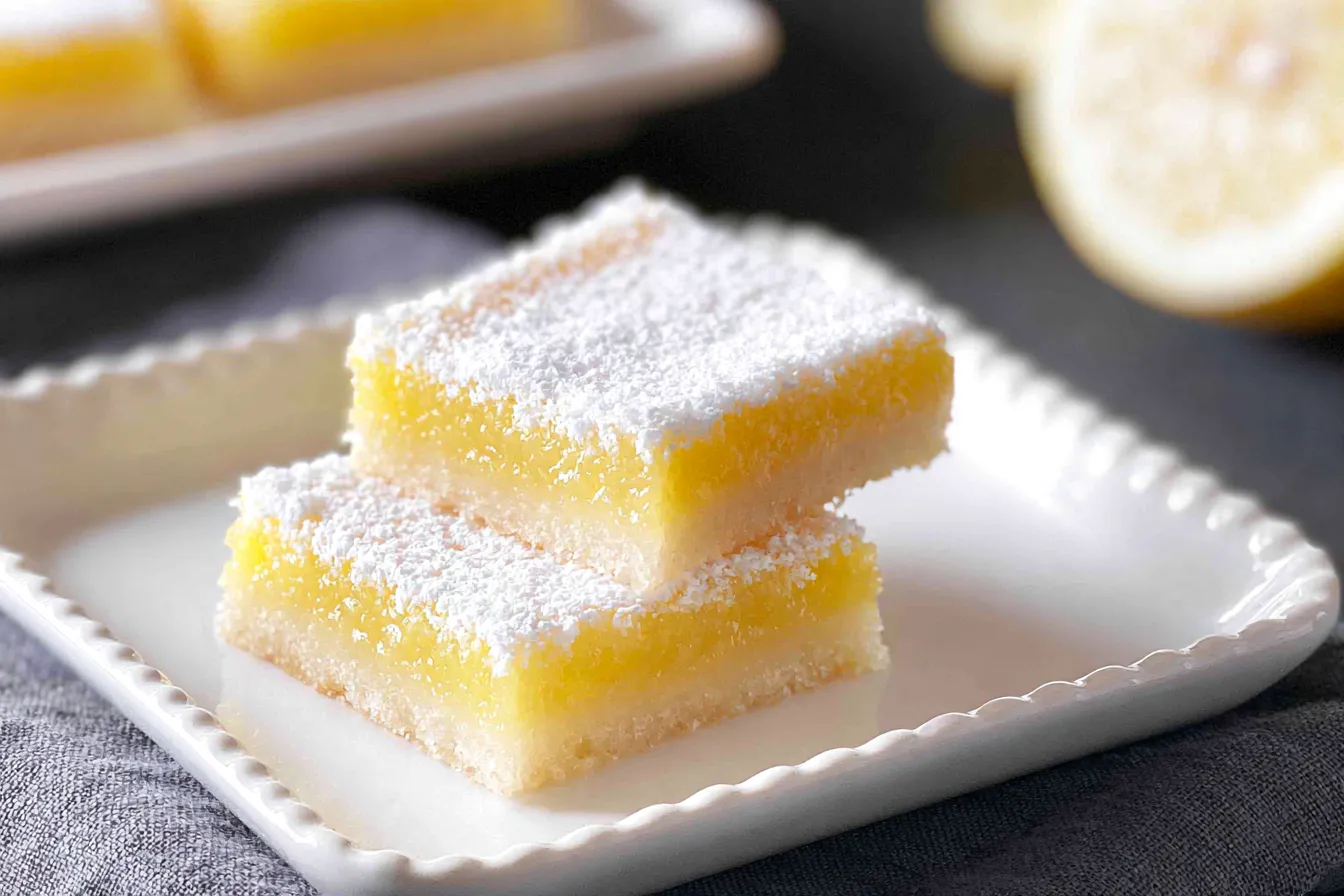Gluten Free Lemon Bars: The Perfect Zesty Treat! 3 Delicious Gluten Free Lemon Bars Perfectly Cut