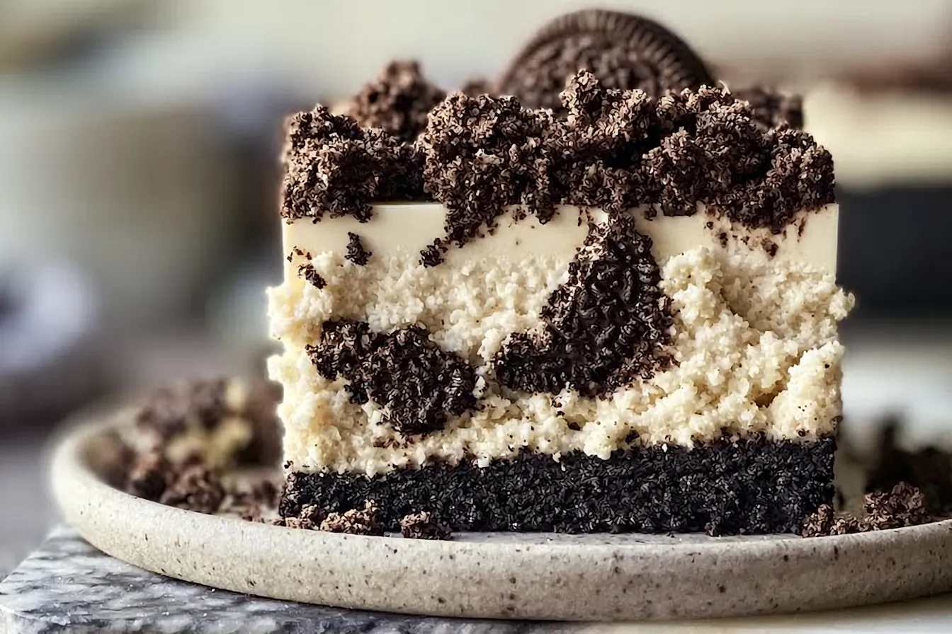 Gluten Free No Bake Oreo Cheesecake 