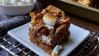 Golden Grahams S’mores Bars Ready to Enjoy
