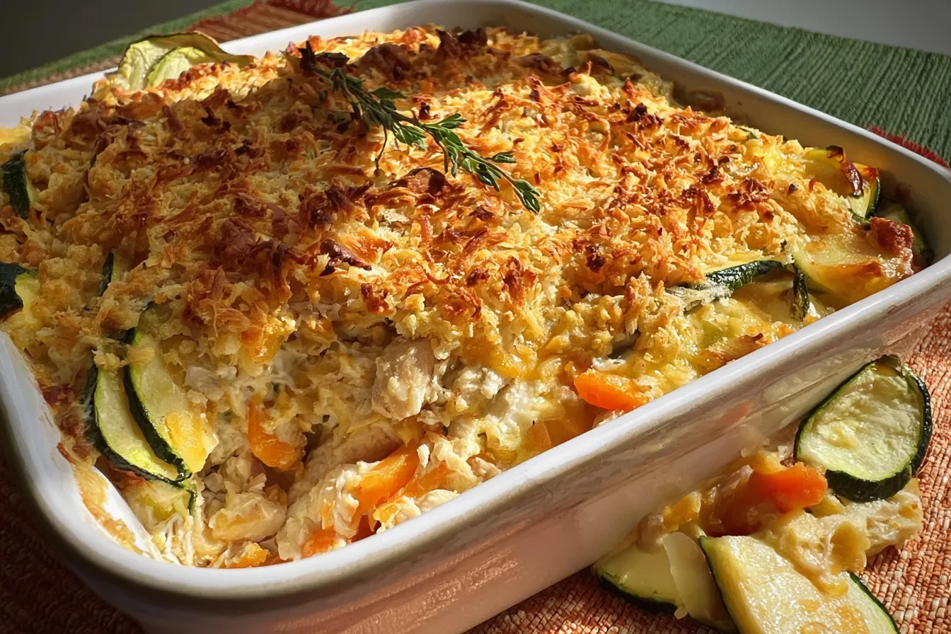 Grandma Jo’s Amazing Chicken Zucchini Casserole Recipe Delight 4 Grandma Jo’s Amazing Chicken Zucchini Casserole Recipe