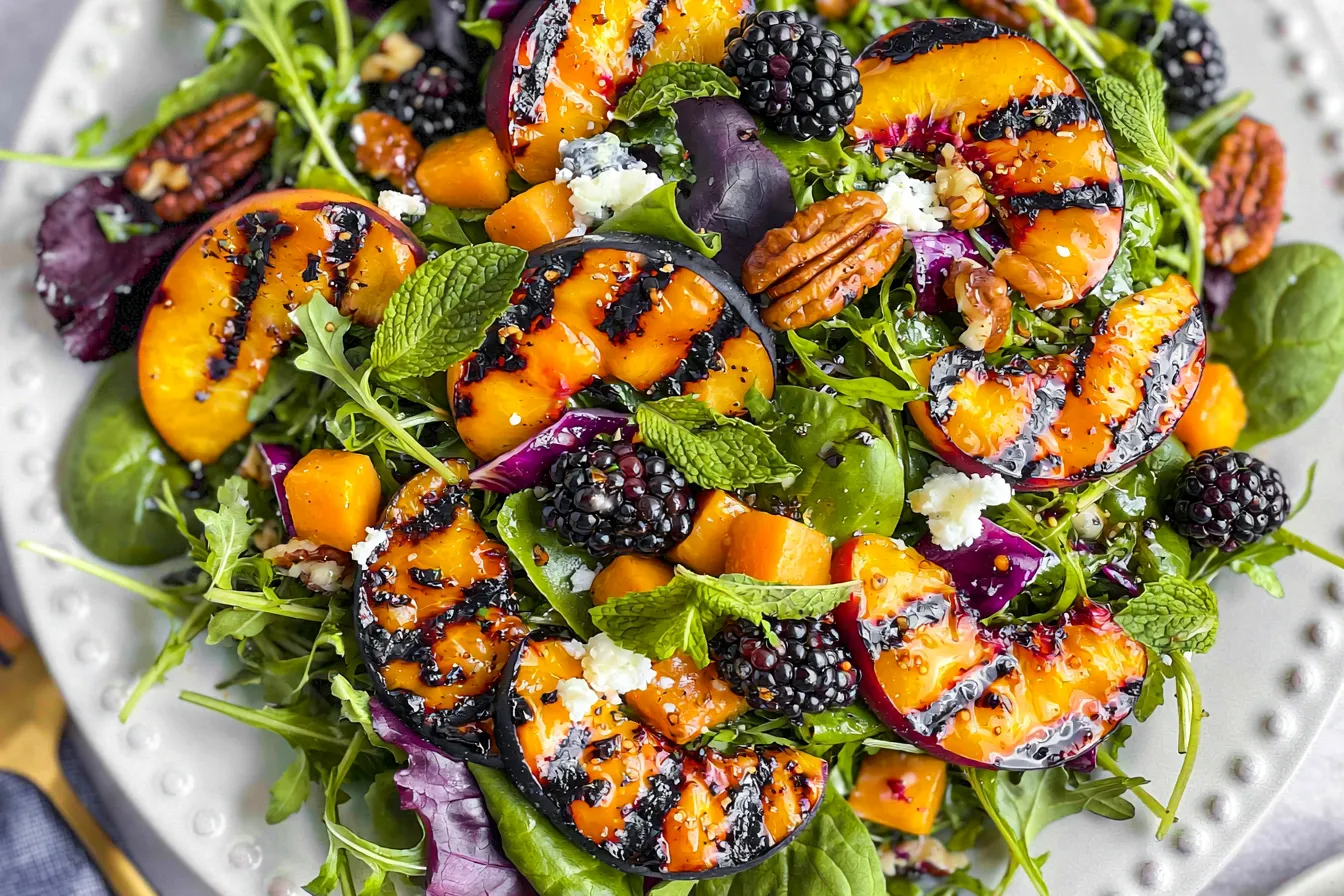Grilled Peach Salad: A Delicious Summer Delight 4 Grilled Peach Salad
