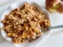 Healthy Breakfast Apple Crumble Fresh Out of the Oven