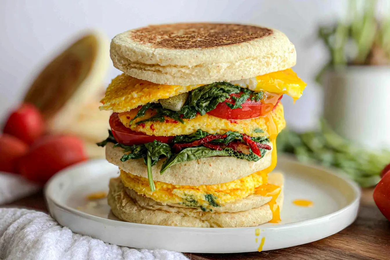 Healthy Breakfast Sandwich (make ahead recipe) for Busy Mornings 4 Healthy Breakfast Sandwich (make ahead recipe)