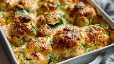 Healthy Chicken Zucchini Casserole Freshly Baked