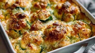 Healthy Chicken Zucchini Casserole Freshly Baked