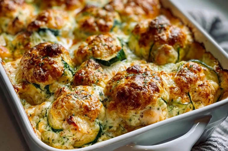Healthy Chicken Zucchini Casserole Freshly Baked