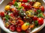 Herby Burst Cherry Tomato Salad in a Bowl