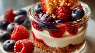 High Protein Cheesecake Jars No Bake Low Calorie