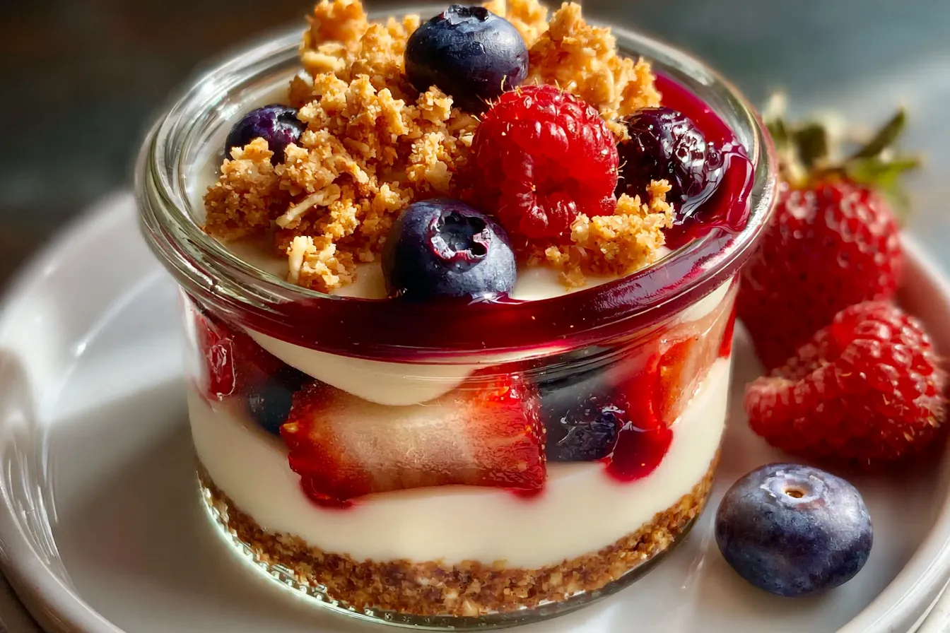 High Protein Cheesecake Jars No Bake Low Calorie Delight 4 High Protein Cheesecake Jars No Bake Low Calorie