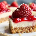 High Protein Healthy Strawberry Cheesecake Bites Delight 15 High Protein Healthy Strawberry Cheesecake Bites on a Plate