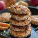 Homemade Chicken Apple Sausage: Whole30, Paleo, Gluten-Free 15 Homemade Chicken Apple Sausage on a Grill Plate