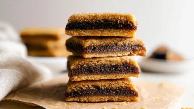 Homemade Fig Newtons Freshly Baked