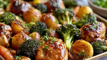 Honey Garlic Sheet Pan Dinner - Quick & Flavorful Recipe