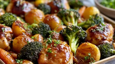 Honey Garlic Sheet Pan Dinner - Quick & Flavorful Recipe