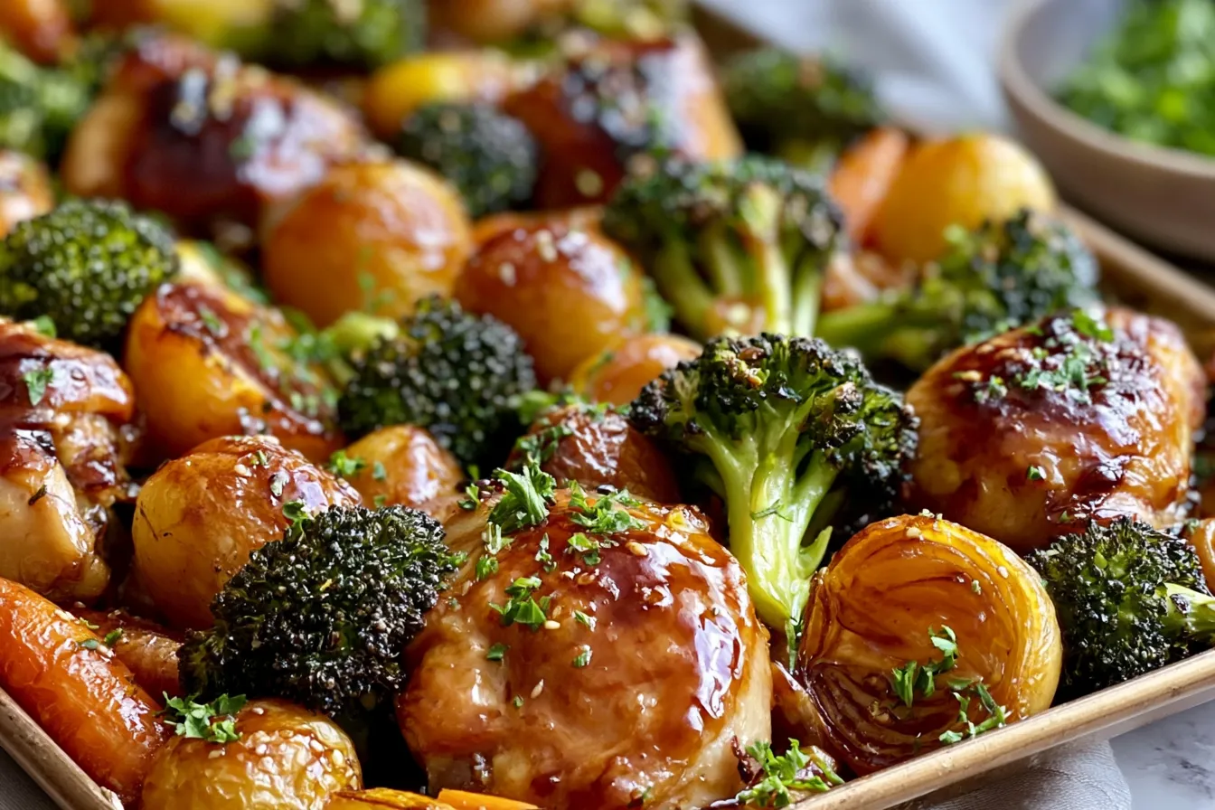 Honey Garlic Sheet Pan Dinner - Quick & Flavorful Recipe