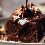 Hot Chocolate Fudge Cake: A Delicious Indulgence Awaits 14 Delicious Hot Chocolate Fudge Cake Slice on a Plate