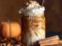 Delicious Iced Pumpkin Spiced Latte in a Glass