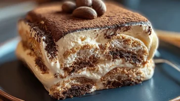 Indulgent Italian Tiramisu Ready to Serve