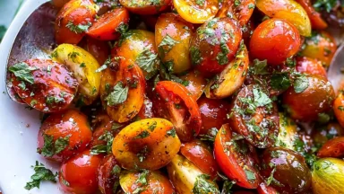Irresistible Balsamic Tomato Salad