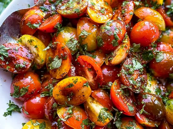 Irresistible Balsamic Tomato Salad