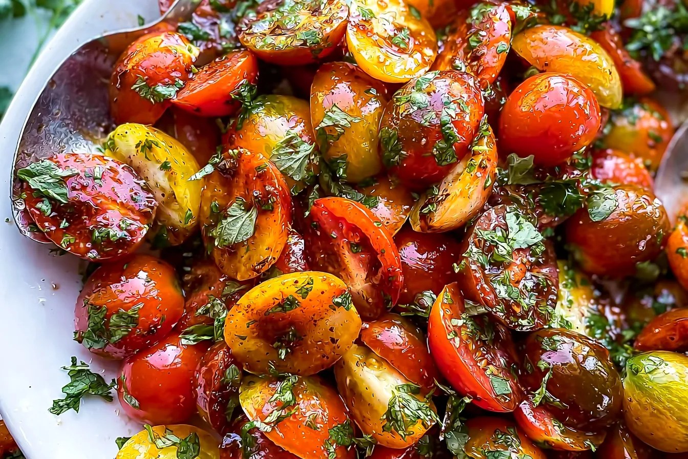 Irresistible Balsamic Tomato Salad