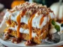 Irresistible Pumpkin Caramel Poke Cake on a Fall Table