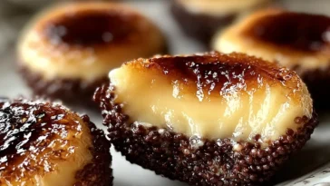 Irresistibly Creamy Crème Brûlée Brigadeiros in a Decorative Box