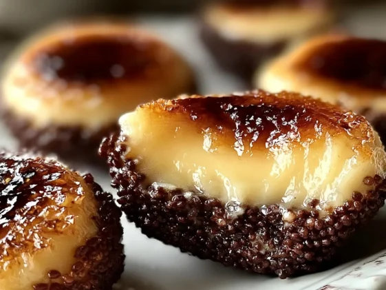 Irresistibly Creamy Crème Brûlée Brigadeiros in a Decorative Box