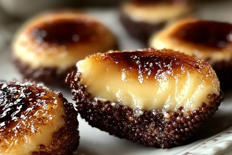 Irresistibly Creamy Crème Brûlée Brigadeiros in a Decorative Box