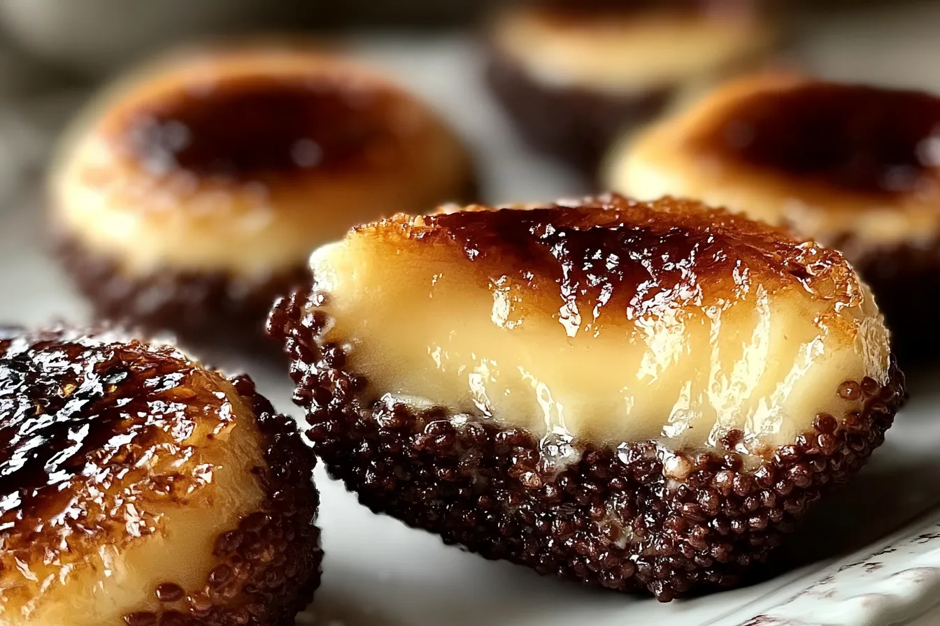 Irresistibly Creamy Crème Brûlée Brigadeiros in a Decorative Box