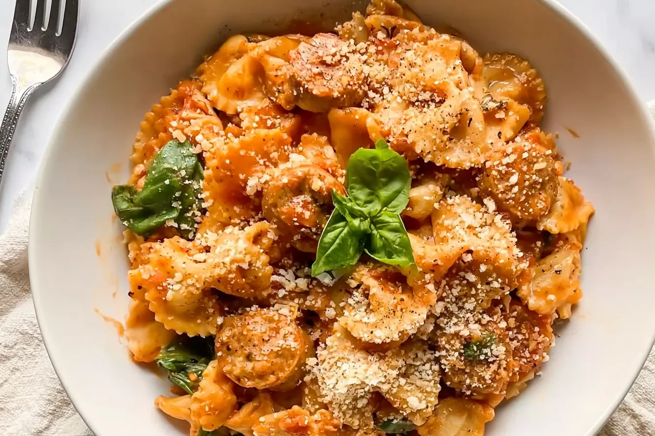 Italian Chicken Sausage Pasta 