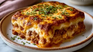 Keto Ground Beef Casserole: Cheesy and Hearty Meal