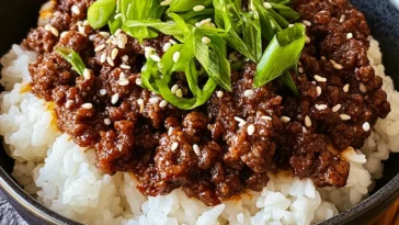 Korean Ground Beef Bowl Ready in 25 Minutes