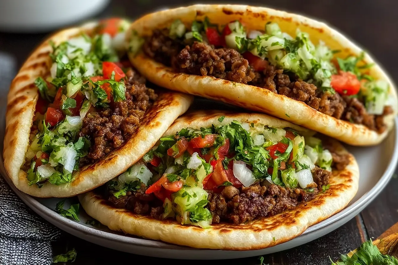Mediterranean Ground Beef Pita Pockets: A Flavorful Delight 4 Mediterranean Ground Beef Pita Pockets