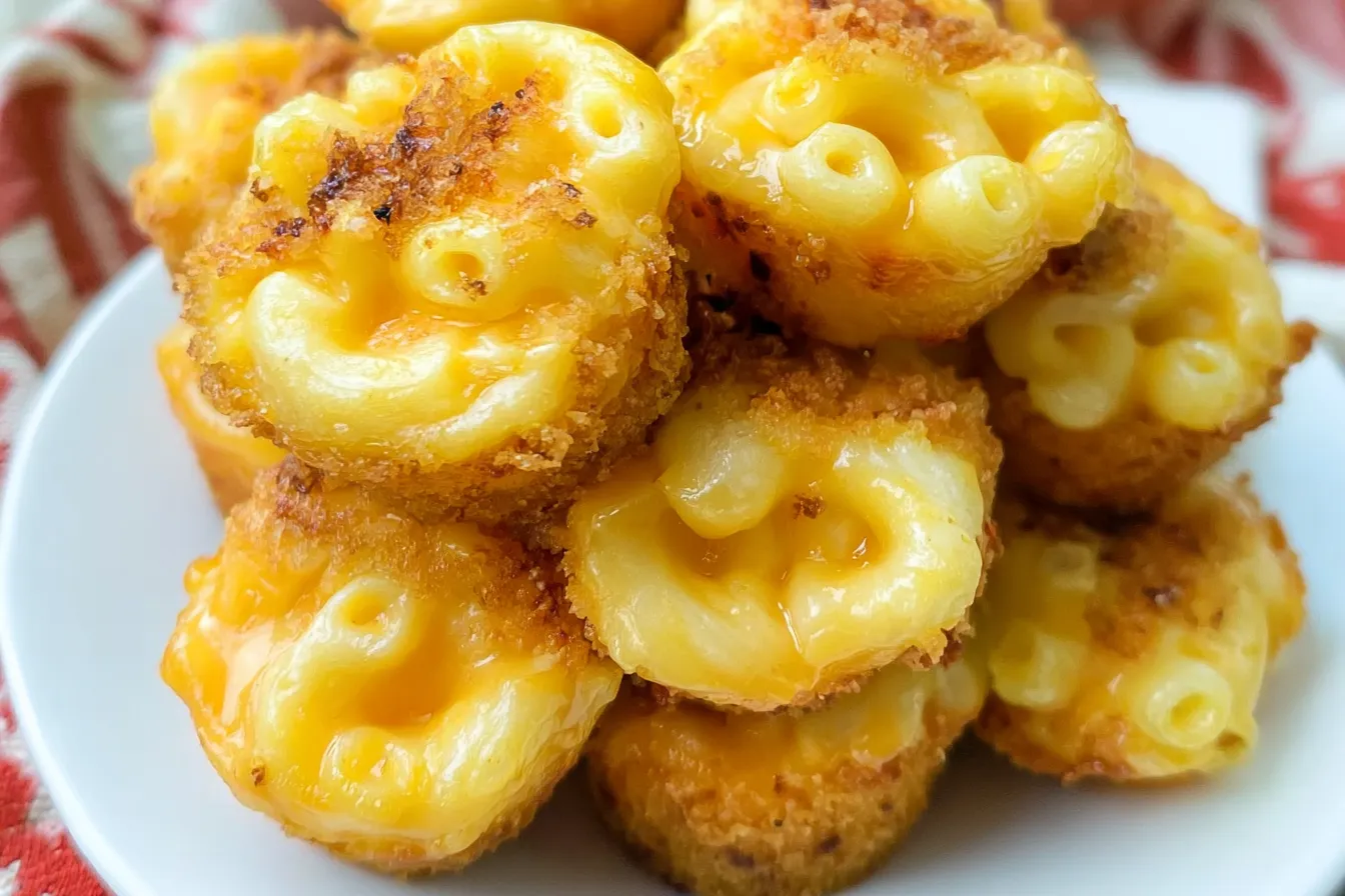Delicious Mini Macaroni and Cheese Bites Ready to Enjoy