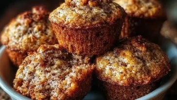 Delicious Moist Banana Bread Muffins