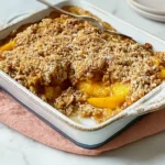 Mom's Peach Crisp: A Sweet Slice of Nostalgia 14 Mom's Peach Crisp Freshly Baked