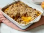 Mom's Peach Crisp Freshly Baked