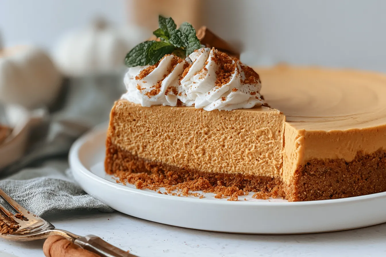 No-Bake Pumpkin Cheesecake – The Perfect Fall Dessert