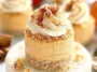 No Bake Pumpkin Mini Cheesecakes Ready to Serve