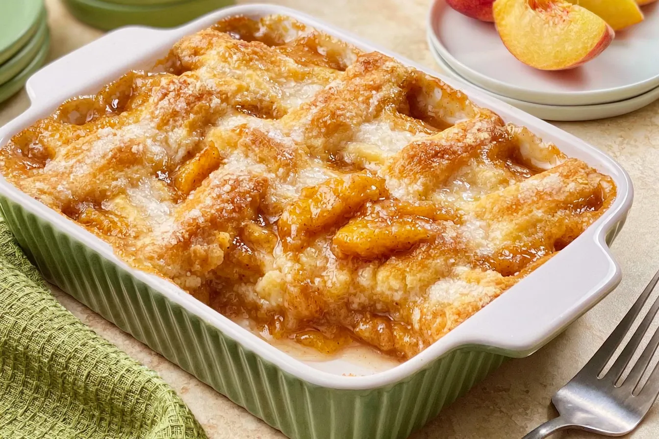 Old Fashioned Peach Cobbler: Irresistibly Delicious Treat 3 Old Fashioned Peach Cobbler Fresh from the Oven