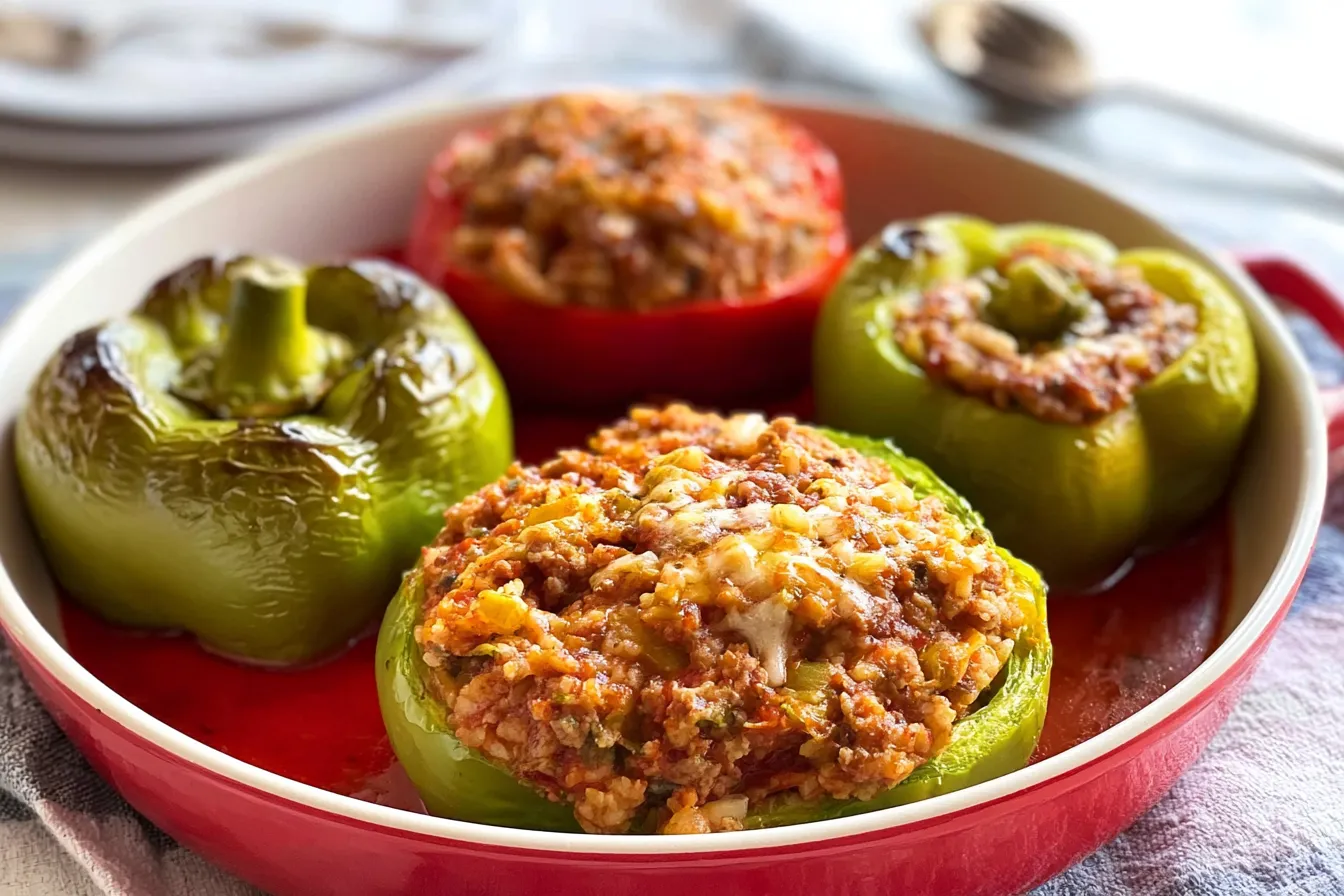 Old Fashioned Stuffed Bell Peppers Recipe – A Family Favorite! 4 Old Fashioned Stuffed Bell Peppers Recipe