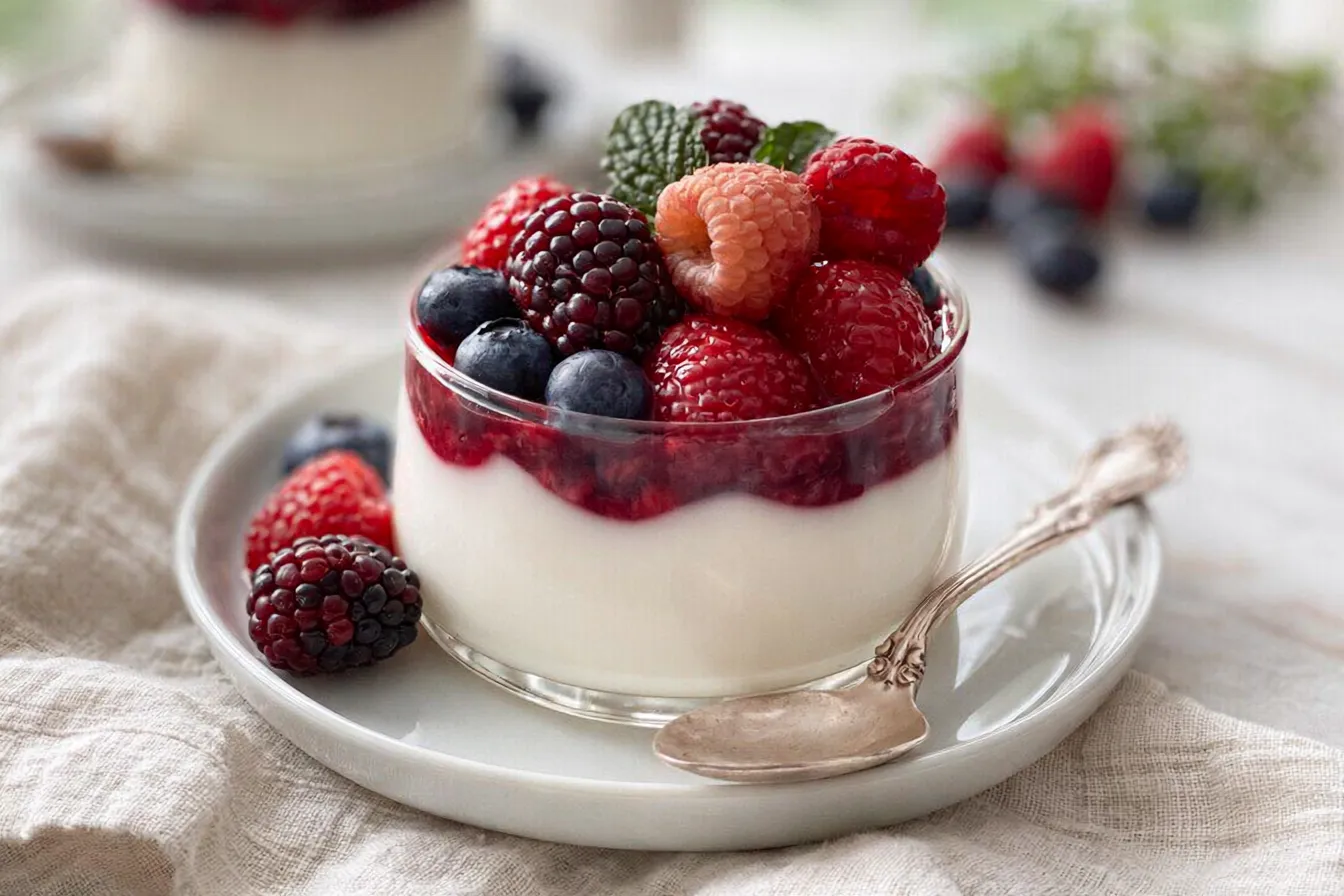 Panna Cotta – Silky, Creamy & Easy No-Bake Dessert Delight! 3 Delicious Panna Cotta – Silky, Creamy & Easy No-Bake Dessert