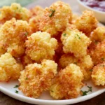 Parmesan Cauliflower Bites: Irresistibly Crunchy Delight 5 Crispy Parmesan Cauliflower Bites Ready to Serve