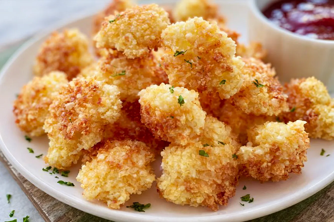 Parmesan Cauliflower Bites: Irresistibly Crunchy Delight 4 Parmesan Cauliflower Bites