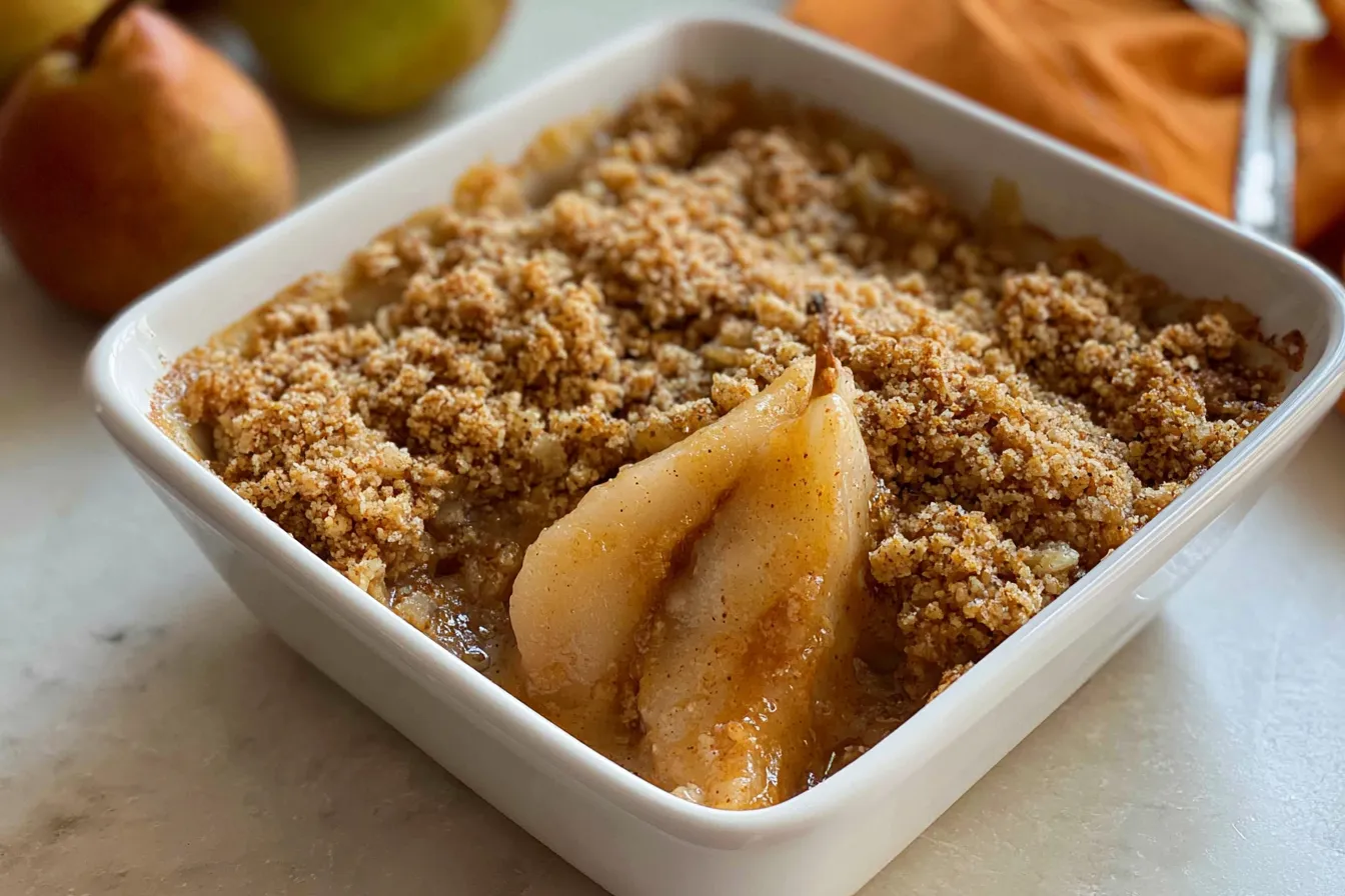 Pear Crumble 
