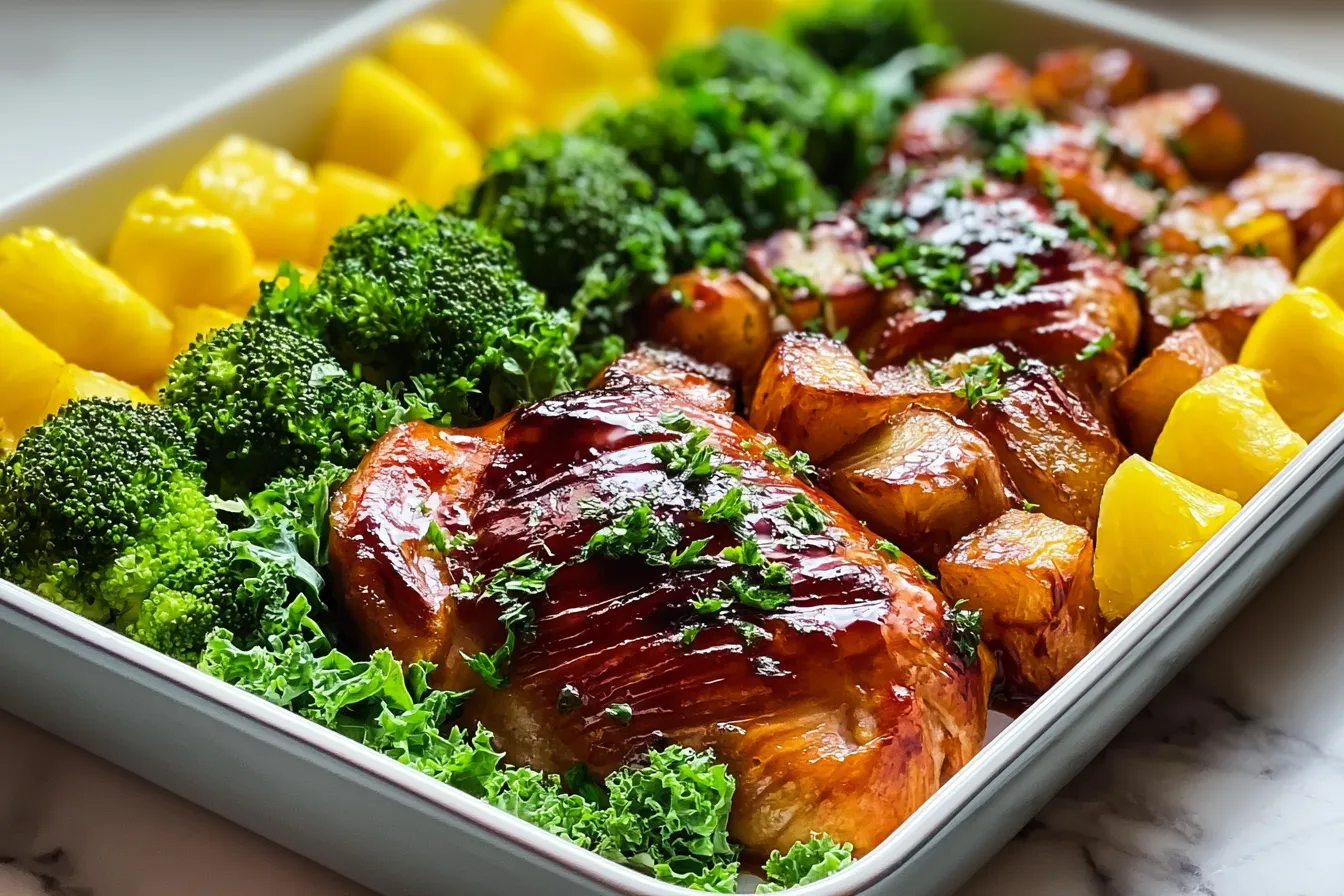 Pineapple Chicken Sheet Pan Dinner: A Sweet Delight in One Pan 4 Pineapple Chicken Sheet Pan Dinner