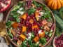 Pomegranate Fall Harvest Salad with Seasonal Ingredients